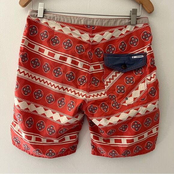 Katin Custom Board Shorts Swim Trunks Swimsuit Aztec Print Size 30 Surf - Picture 3 of 7